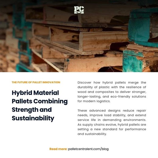 Hybrid Material Pallets Combining Strength and Sustainability