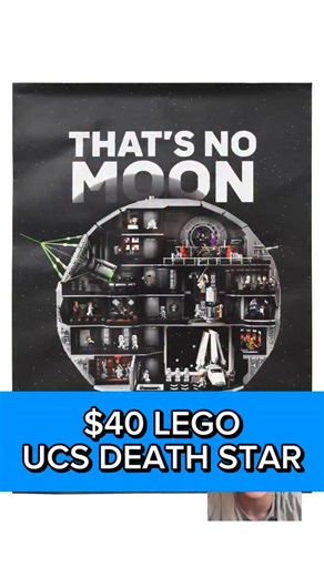 Brick Bear 🐻 | $40 LEGO DEATH STAR (poster) 😭 #lego #legostarwars #starwars #deathstar #instagram #reels | Instagram