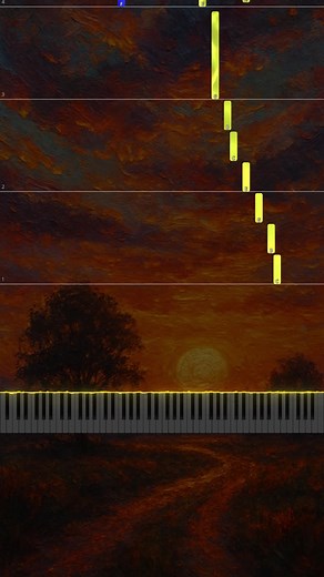 Ballads at Sunset Piano Tutorial for Beginners