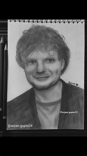 Drawing Ed sheeran ✍️✨ #edsheeran #sapphire #music #drawing #ytshorts