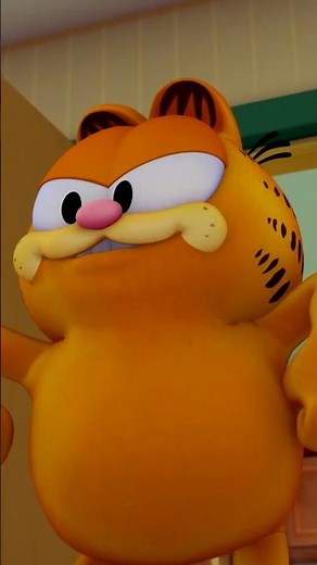 🐔 There's a turkey in Garfield's bed!! 🐔 #shorts #Garfield #cartoon #animation #thegarfieldshow