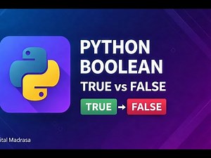 Booleans in Python - True & False Explained | Python for Beginners