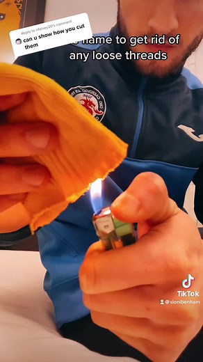 Reply to @nfalvey20 best way to cut football socks #fyp #foryou #foryoupage #football #diy