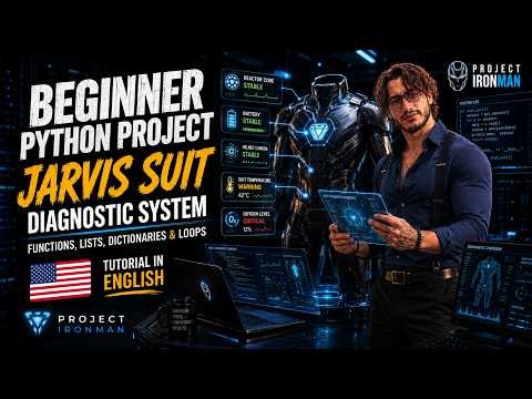 🟤 Beginner Python Project: JARVIS Suit Diagnostic System
