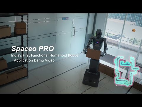 Spaceo PRO – India’s First Functional Humanoid Robot | Application Demo Video | FusionMax Omni-VLA