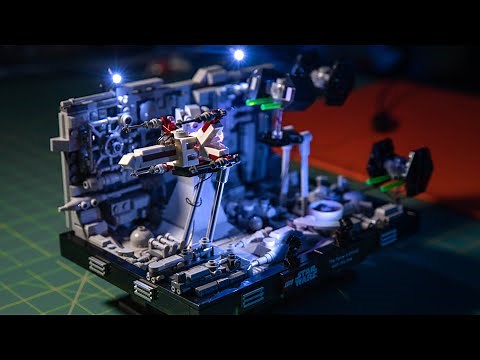 LEGO Star Wars Trench Run Automata + Lighting Build!