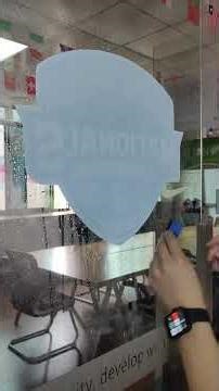 Smooth application every time – static cling decal tutorial