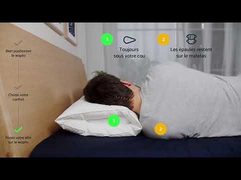 Comment bien positionner votre oreiller ergonomique Wopilo