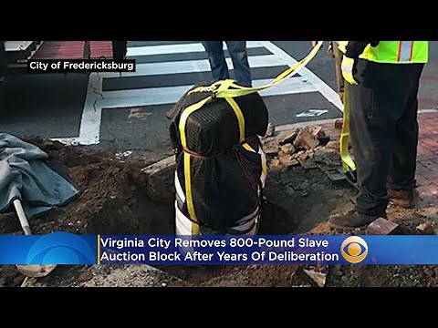 Virginia City Removes 800-Pound Slave Auction Block After Years Of Deliberation