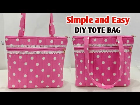 How to make your own Tote bag easily at home | How to make a Cloth Tote Bag at Home | Shopping Bag 