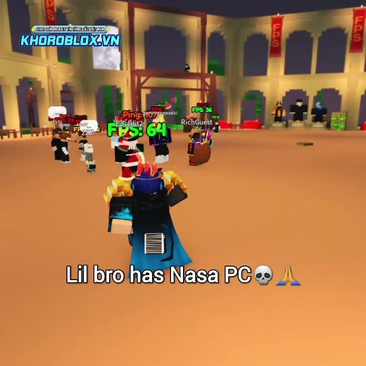 Lil bro has Nasa PC💀 #Flexfps #flexping #roblox #robloxedit #edit #fyp #PC #nasa