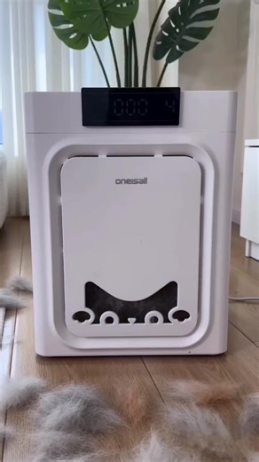 this literally traps pet hair from out of the air,we have two cats! #PetAirPurifier #PetHairEverywhere #CatHealth#Summervibes #Petlovers