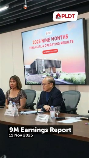 WATCH: PLDT announces consolidated financial results for the nine months ended September 30, 2025. Read more: https://bit.ly/3Da9Uvy | PLDT