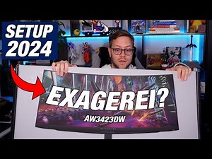 Montando o MONSTRO: Alienware AW3423DW 🖥️👾