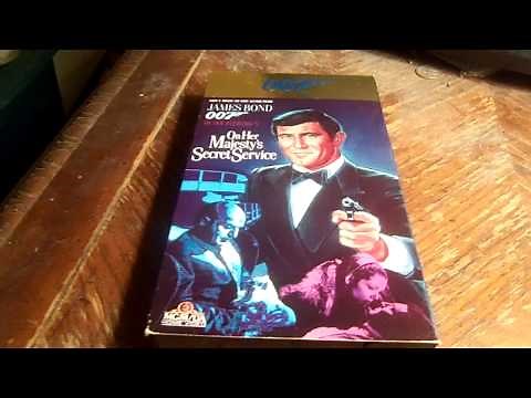 My James Bond VHS Collection Updated
