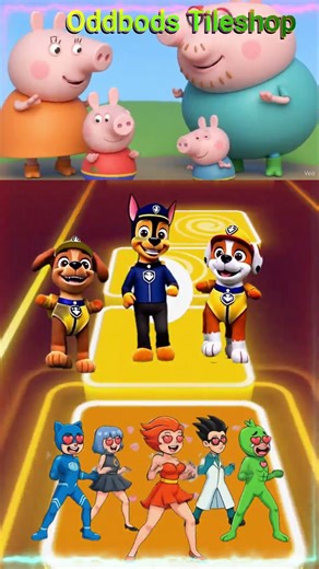 Peppa Pig vs PJ Mask Coffin Dance #shorts