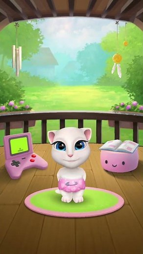 [My Talking Angela] Tickling Her Feet! - Talking Friends!