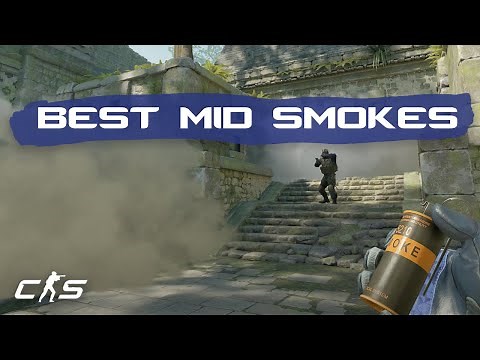 CS2 Ancient - The 6 BEST ways to SMOKE MID!