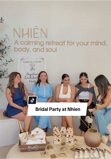 Did you know we host parties at Nhien? ✨ This beautiful bride-to-be and her bridesmaids celebrated with the ultimate bridal spa day — complete with head spa treatments and nail spa services! 👰🏻‍♀️💍 Whether it’s a bridal party, birthday, girls’ day, or team wellness event, Nhien Head Spa & Wellness is the perfect place to relax, unwind, and make unforgettable memories together. 📅 Contact us to reserve your next social event at Nhien! #NhienHeadSpa #BridalSpaParty #NhienNailSpa #KatyTXSpa #Hea