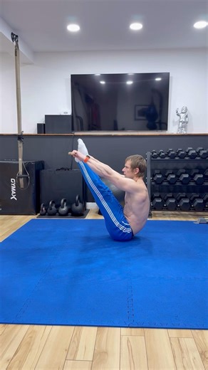 Gymnastics drill for the core and hip compression. #Gymnastics #Yoga #Core #Hips