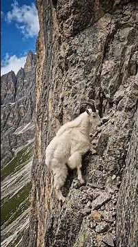 Mountain Goats Climbing Impossible Cliffs | Amazing Ibex Goat Survival Skills