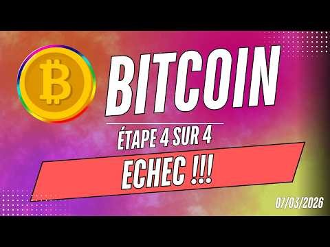 BITCOIN step 4 of 4: FAILURE 🚨 Next targets? Crypto analysis & news ✅