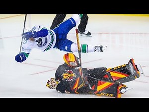 NHL: Goalies Getting Hit Part 8
