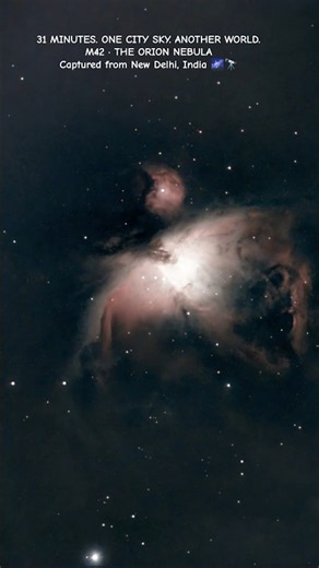 Do You Believe 😱| URBAN SKY | 31 MINS | M42 - ORION NEBULA #shorts