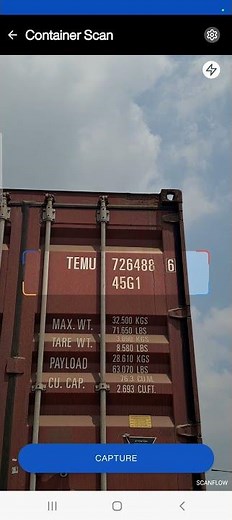 Container scanning live video