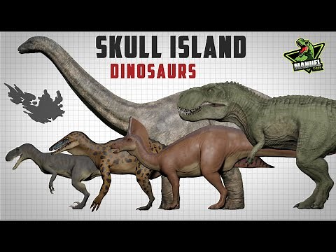 ALL DINOSAURS in Skull Island Size Comparison | 2023