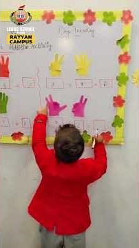 Math Addition Activity – Rayyan Campus. #earlylearning #funlearning #mathactivity