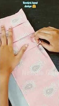 churidar hand design # cutting and stitching ✨