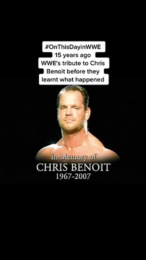 Normal #WWERaw programming was dropped (including the Mr McMahon death storyline) to pay tribute to Chris Benoit, his wife Nancy and son DanielThis was before they discovered he had in fact killed his family before committing suicideThis is not on the Network or Peacock, understandably #OnThisDayinWWE #prowrestling #wrestling #wrestlingtiktok #wwetiktok #wweflashback #wrestlingflashback #wwe #chrisbenoit #chrisbenoitwwe #mrmcmahon #vincemcmahon #vincemcmahonwwe