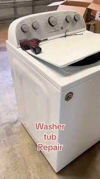 Washer tub and basket repair #diyrepair #washerrepair #appliancerepair #diy