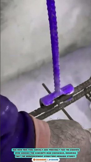 Rebar Tying Tool: Tying Reinforcing Bars for Fast Construction #innovationtools