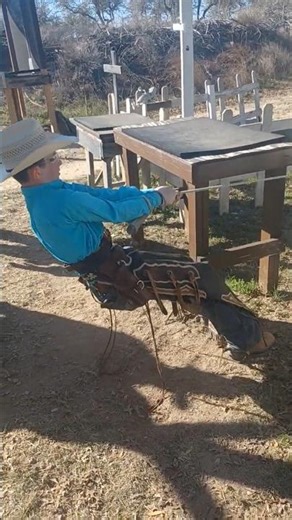 Buckaroo resetting knockdown targets