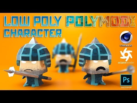 Cinema 4D Tutorial - Low-Poly Character Modeling and Rigging