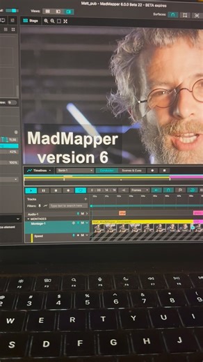 MadMapper 6 is out here introducting the timelines, slick native export, a refreshed look, workspaces, an offline media library, and a bunch of other tasty performance-driven surprises. Spread the love like @matt.beghin ! #madmapper #madmapper6 #mapping | MadMapper