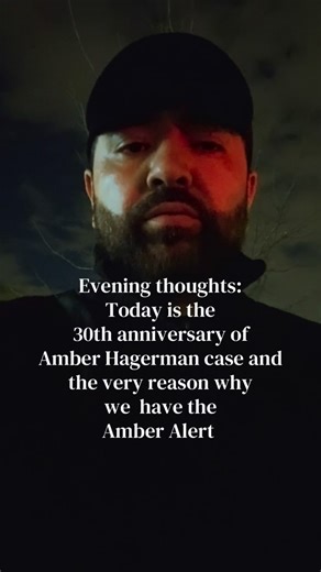 Frank Romero | Amber Hagerman was a 9-year-old girl abducted and unalived in Arlington,TX on January 13th of 1996, while riding her bike. As I spend time... | Instagram