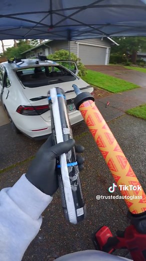 POV 21 Honda Accord Back Glass Replacement! #pov #satisfying #autoglass