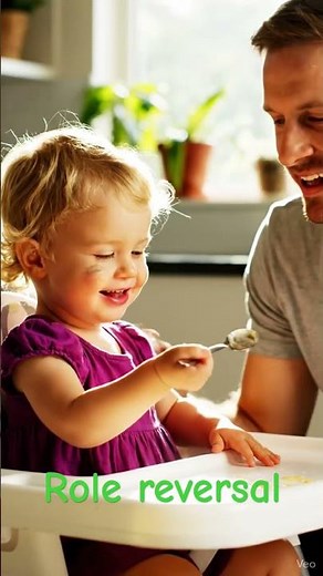 Baby feeding her dad #baby fun. #cute baby