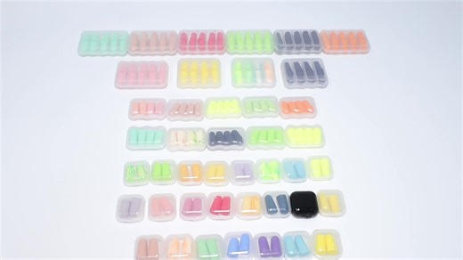 Custom Foam Ear Plugs Noise Cancelling Disposable Earplugs with Case