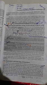 Explain the meaning and definition of the law of diminishing ma... | Filo