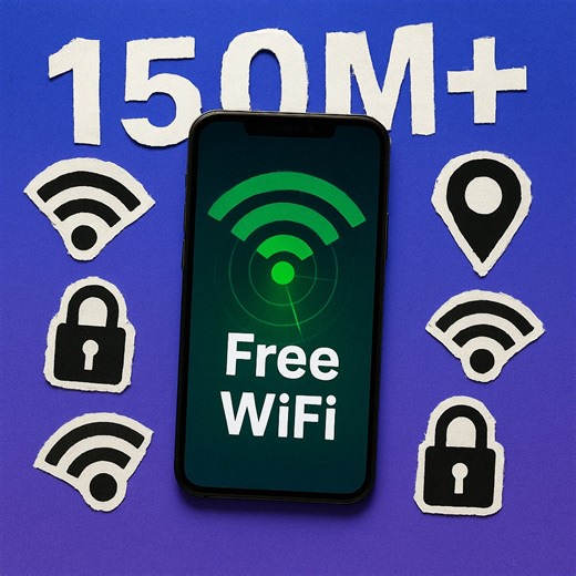🌍 Access 150 million free WiFi hotspots worldwide! 📱 Find shared passwords and offline maps. ⚡ Never run out of internet again! | Pets Fofuxos