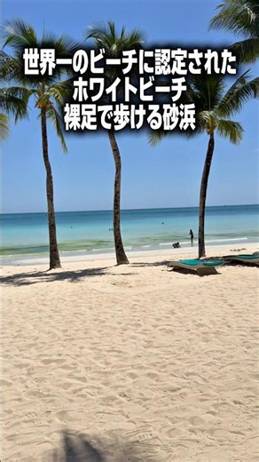 ボラカイ島のホワイトビーチ。#フィリピン #海外旅行 #海 #ビーチ #shorts