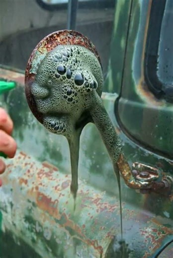 Rusty Truck Mirror! 🛻 ASMR Chrome Reveal