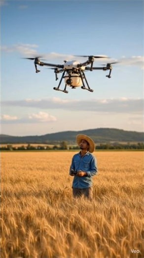 🌾 Smart Farming with Drone Technology | Modern Agriculture Revolution 🚁