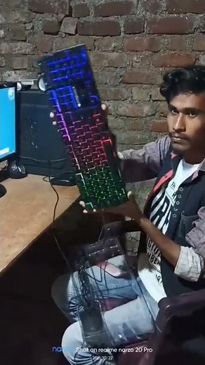 Zebronics RGB Light keyboard unboxing