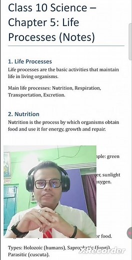 ⏩Life Processes Class 10 🔥 #viral #rajsirasansol #ncert #rajsirasansol #biology 🎯✨💫