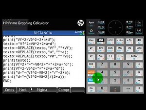HP PRIME RESOLUCION DE FORMULA ECUACION PASO A PASO